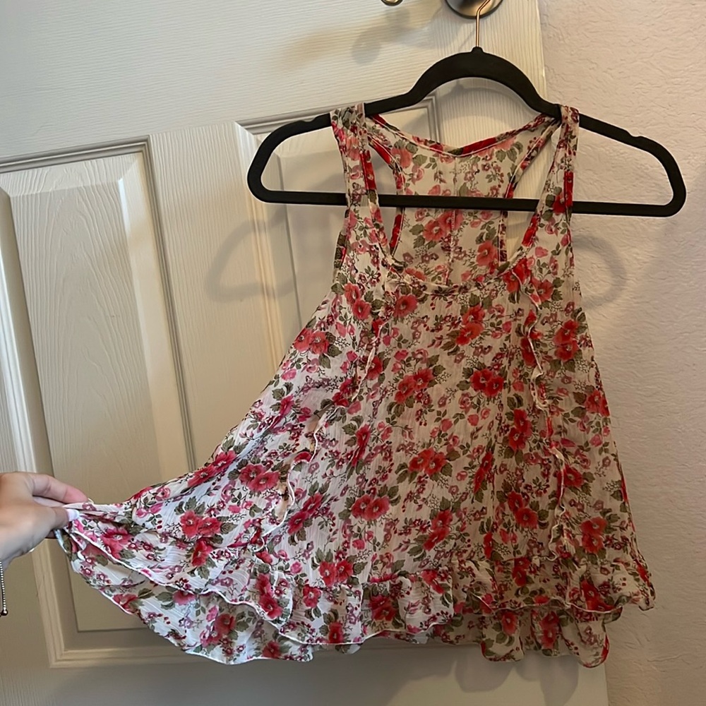 Organza Sleeveless Blouse